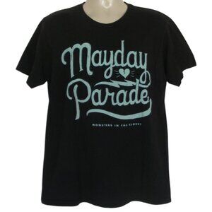 MAYDAY PARADE Tshirt, L, Band, Monsters In the Closet, Black, Concert/Band Black